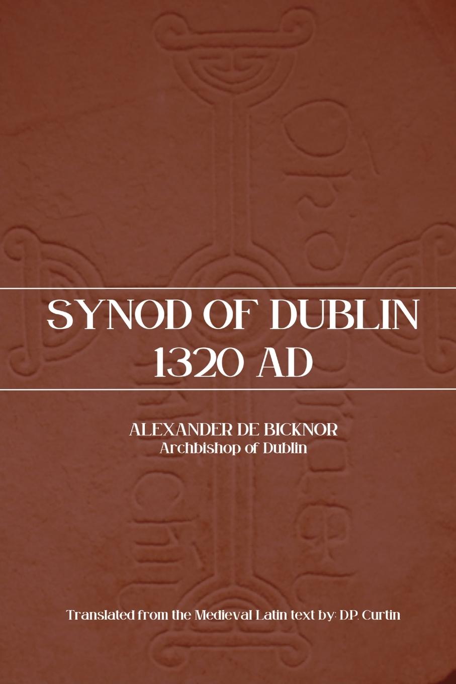 Kniha Synod of Dublin D P Curtin