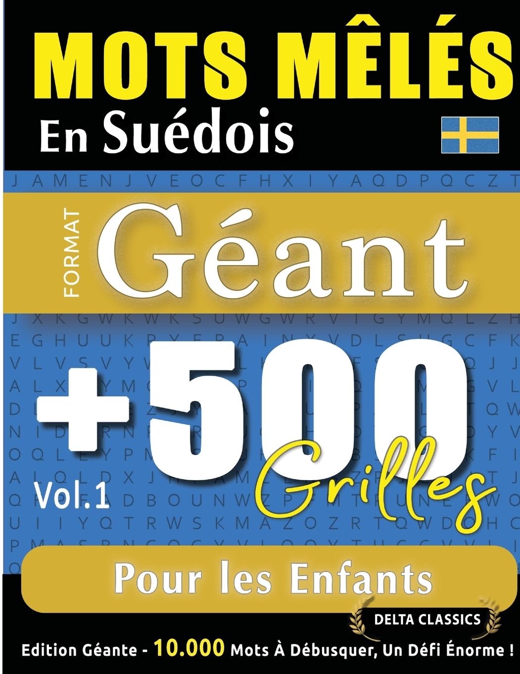 Kniha MOTS M?LÉS EN SUÉDOIS FORMAT GÉANT DELTA CLASSICS