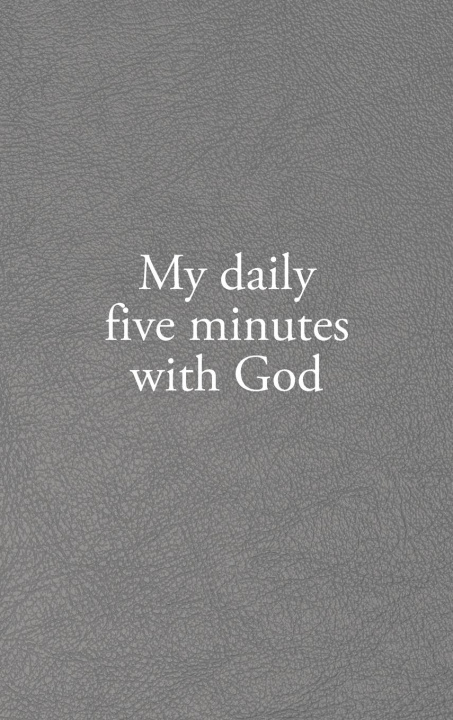 Libro My daily five minutes with God Shirin Alishiri