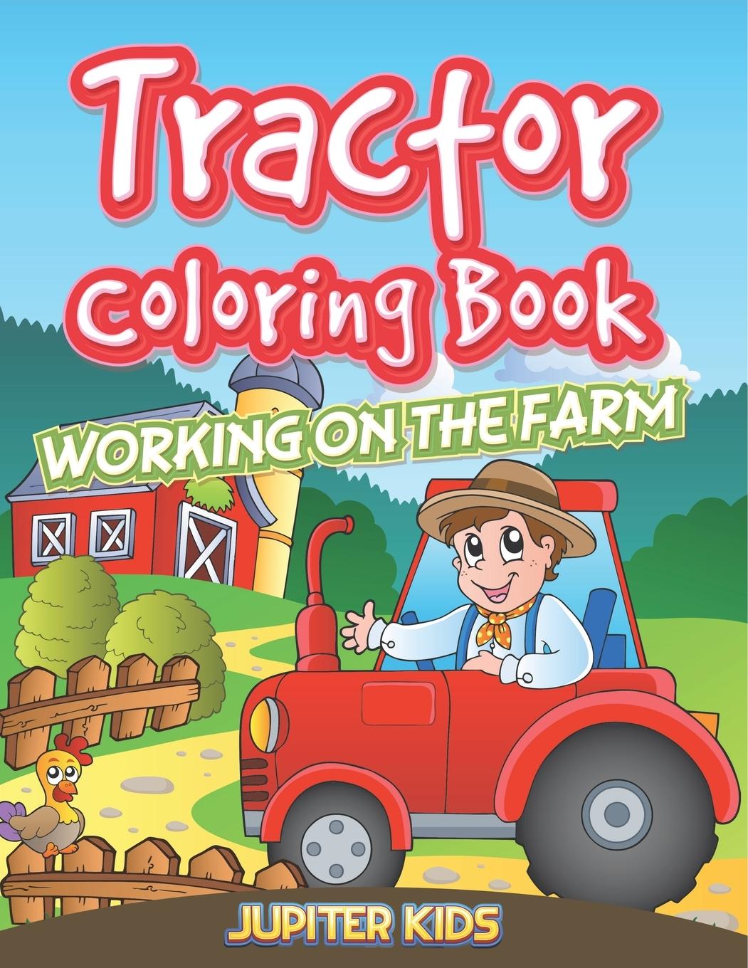 Kniha Tractor Coloring Book Jupiter Kids