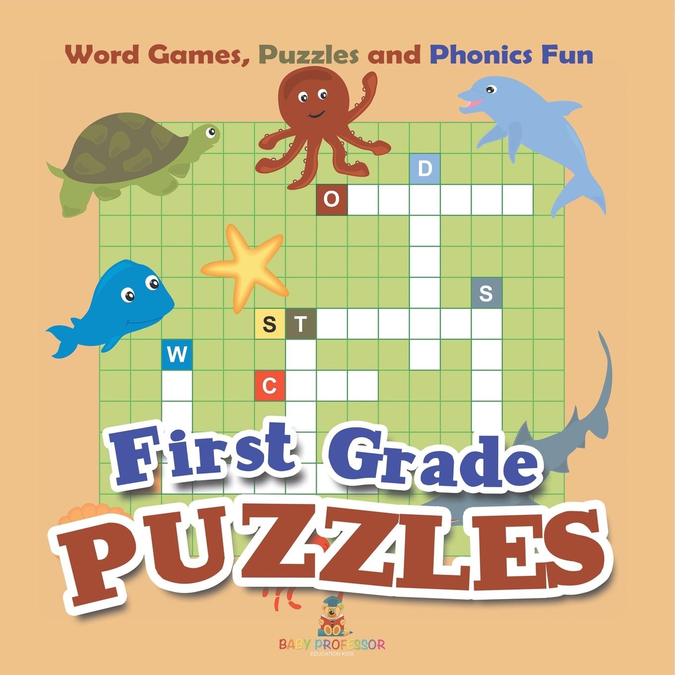 Kniha First Grade Puzzles Baby Professor