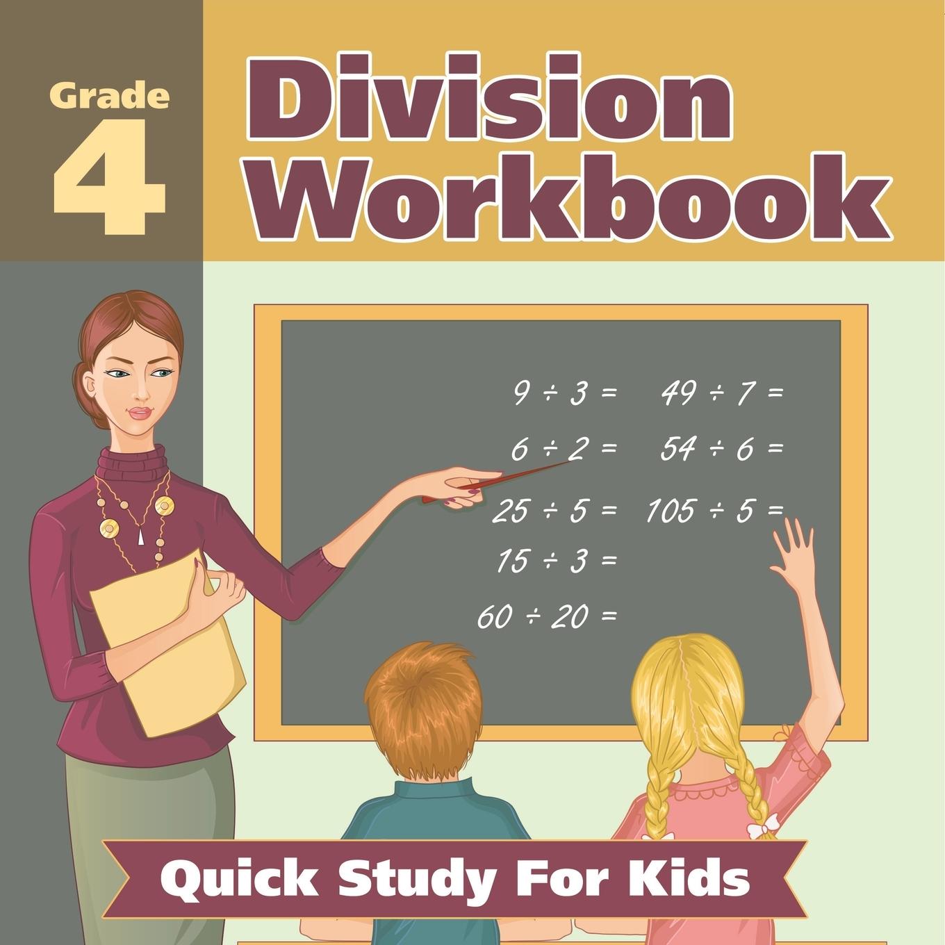 Kniha Grade 4 Division Workbook Baby Professor