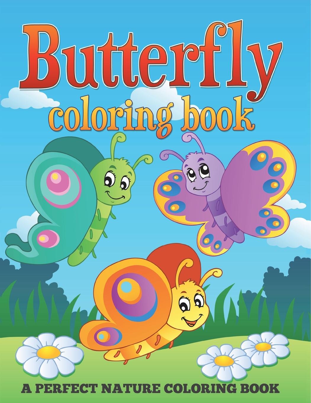 Book Butterfly Coloring Book Jupiter Kids