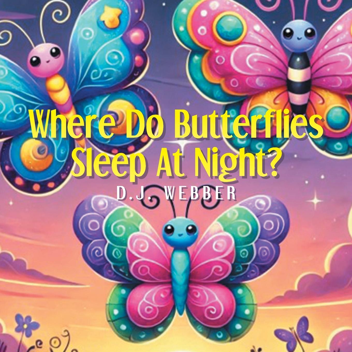Kniha Where Do Butterflies Sleep at Night? D.J. Webber