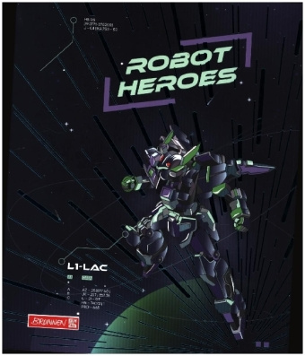 Igra/Igrača Ringbuch A4 2R 25mm Robot Hero 