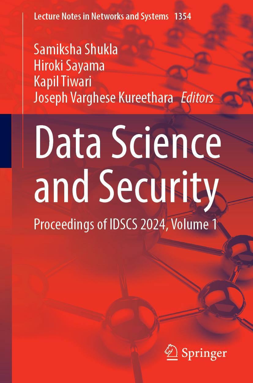 Kniha Data Science and Security Samiksha Shukla