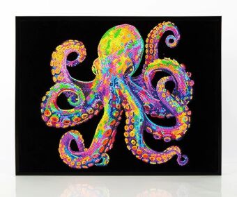 Igra/Igrača DIAMOND DOTZ - Diamond Painting Neon Oktopus 