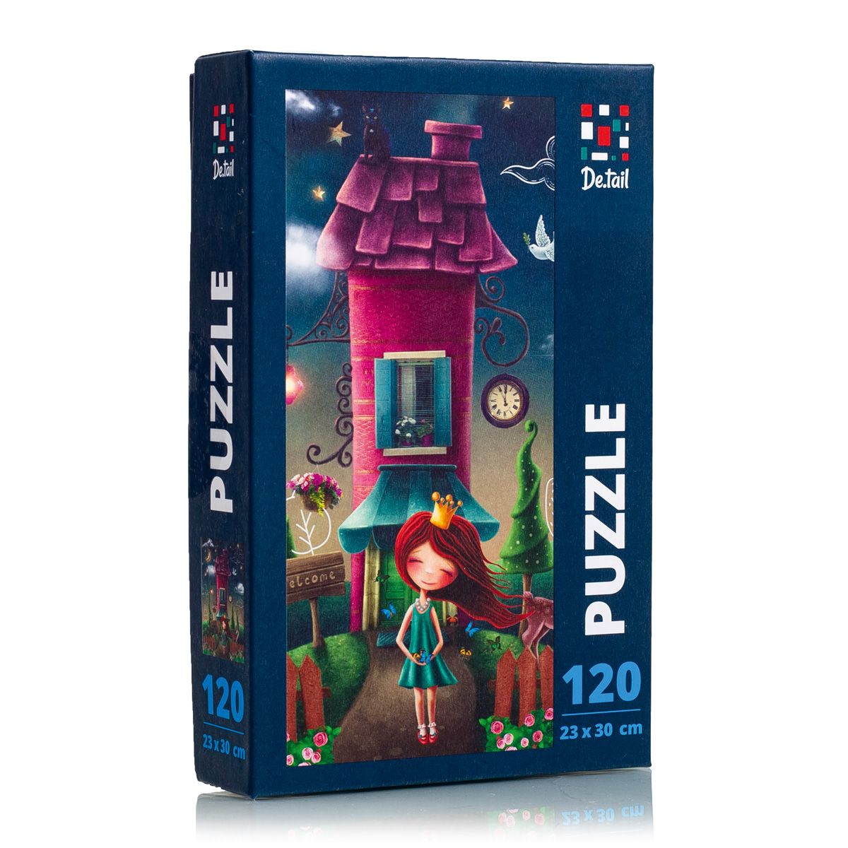 Hra/Hračka Puzzle 120 Magiczny dom księżniczki DT100-08 PL ES PT RU BY
