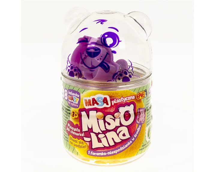Kniha Misiolina. 60g + 1 foremka. Żółty 