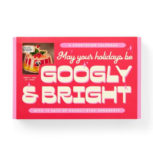 Calendario/Diario Googly & Bright Holiday Ornament Countdown Calendar Brass Brass Monkey