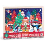 Christmas 12 Piece Wooden Tray Puzzle
