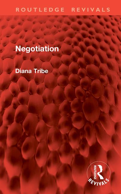 Knjiga Negotiation Diana Tribe