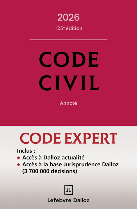 Kniha Code Dalloz Expert. Code civil 2026. 23e éd. Xavier Henry