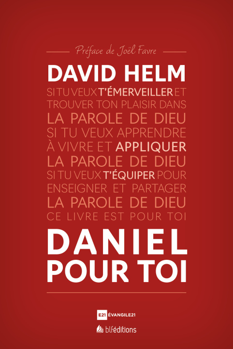 Kniha Daniel pour toi HELM