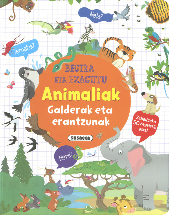 Kniha Animaliak Galderak Eta Erantzunak Susaeta Ediciones