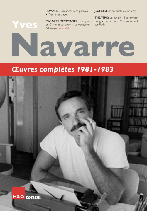 Kniha UVRES COMPLETES 1981-1983 NAVARRE YVES