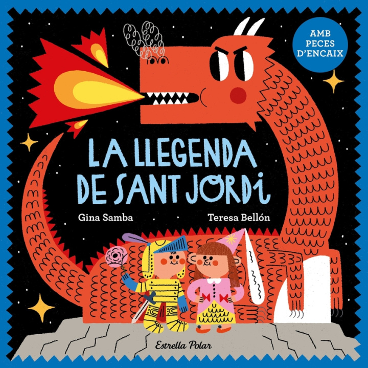 Libro La llegenda de Sant Jordi amb peces d encaix GINA SAMBA