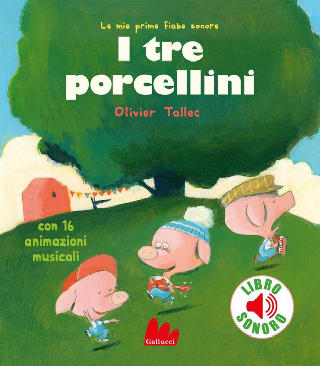 Boek tre porcellini Oliver Tallec