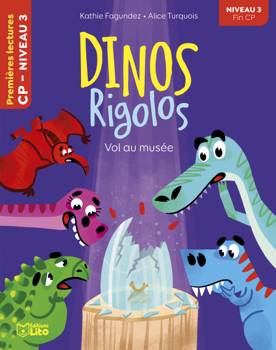 Book DINOS RIGOLOS VOL AU MUSEE NV3 Fagundez