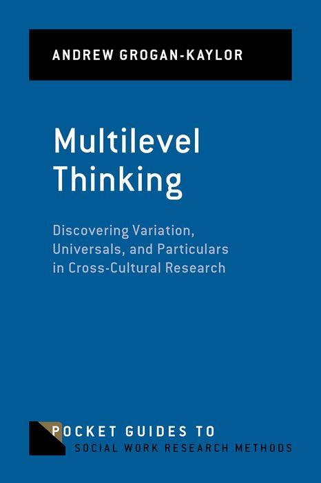 Book Multilevel Thinking Grogan-Kaylor
