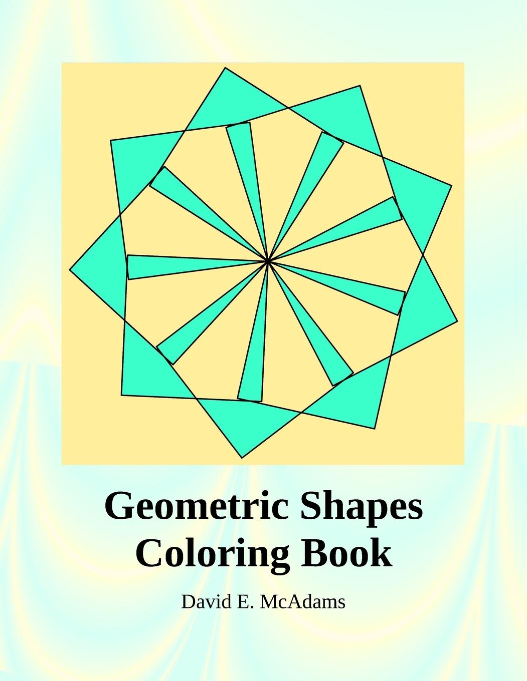 Libro Geometric Shapes Coloring Book David E. McAdams