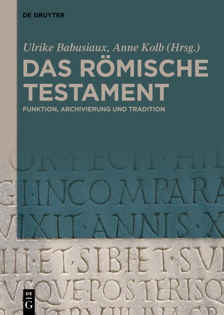 Libro Das römische Testament Anne Kolb