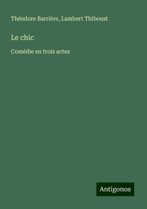 Kniha Le chic Lambert Thiboust