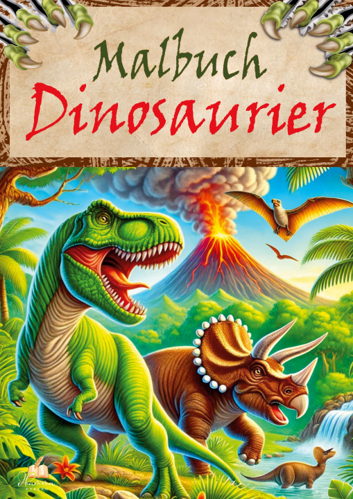Kniha Dinosaurier Malbuch 