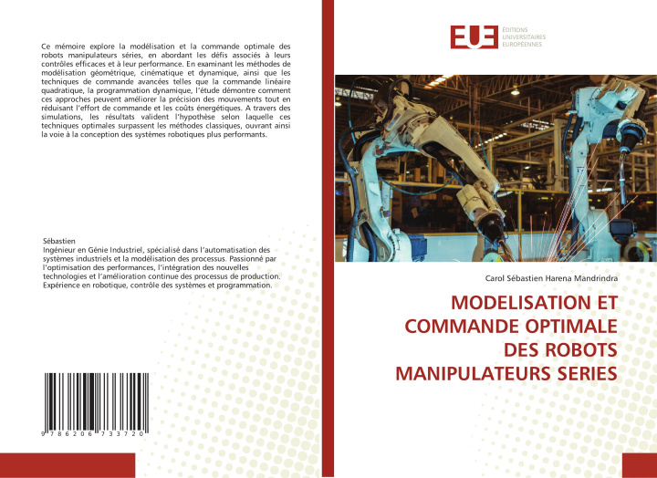 Kniha MODELISATION ET COMMANDE OPTIMALE DES ROBOTS MANIPULATEURS SERIES Carol Sébastien Harena Mandrindra