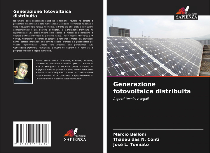 Knjiga Generazione fotovoltaica distribuita Thadeu das N. Conti