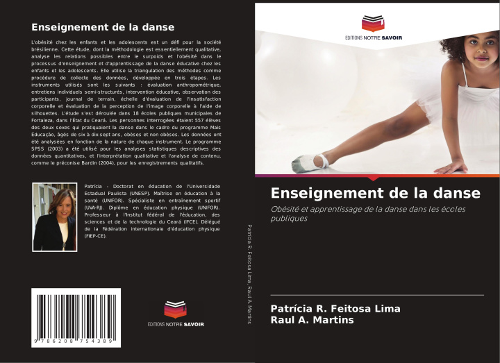 Kniha Enseignement de la danse Raul A. Martins