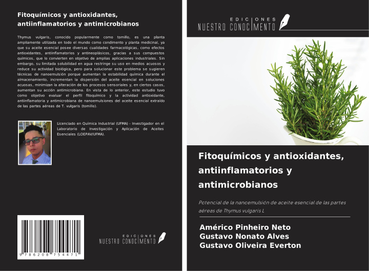 Kniha Fitoquímicos y antioxidantes, antiinflamatorios y antimicrobianos Gustavo Nonato Alves