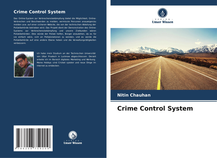 Kniha Crime Control System Nitin Chauhan