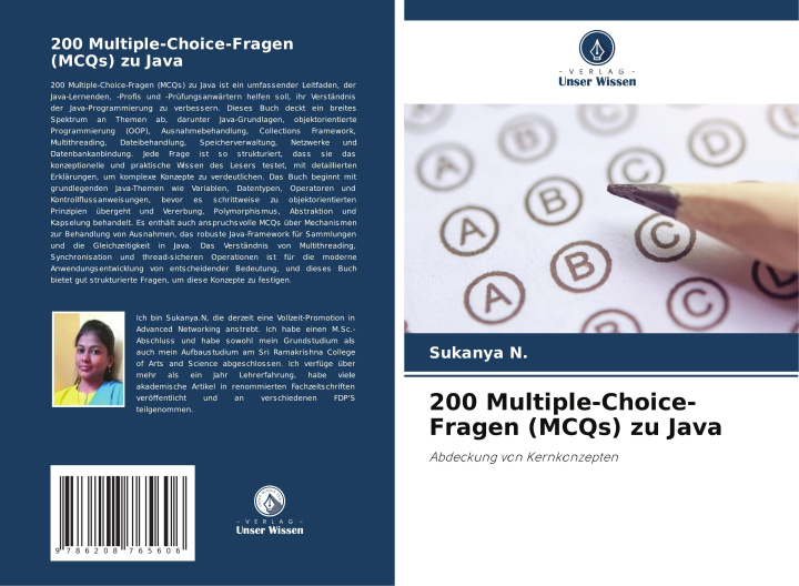 Kniha 200 Multiple-Choice-Fragen (MCQs) zu Java Sukanya N.