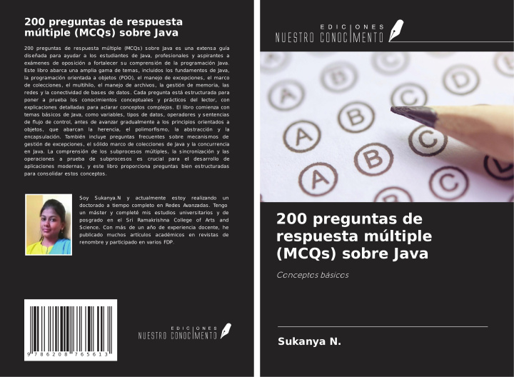 Kniha 200 preguntas de respuesta múltiple (MCQs) sobre Java 