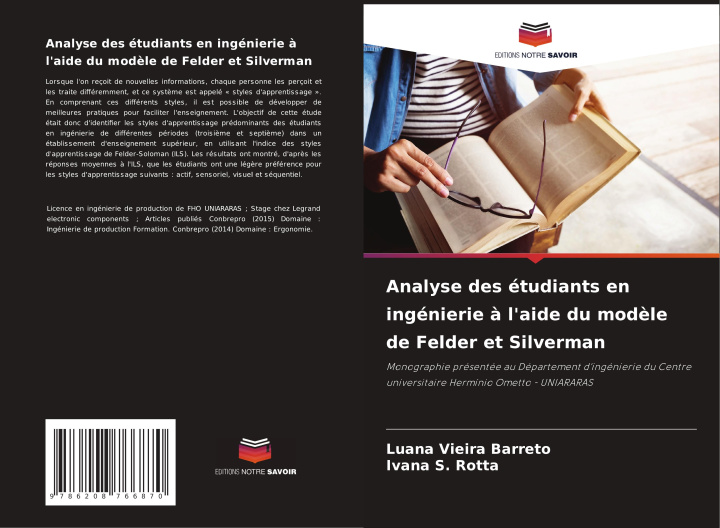 Kniha Analyse des étudiants en ingénierie ? l'aide du mod?le de Felder et Silverman Ivana S. Rotta