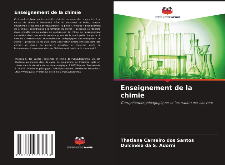 Knjiga Enseignement de la chimie Dulcinéia Da S. Adorni