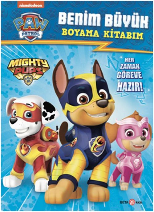 Kniha Paw Patrol Benim Büyük Boyama Kitabim 