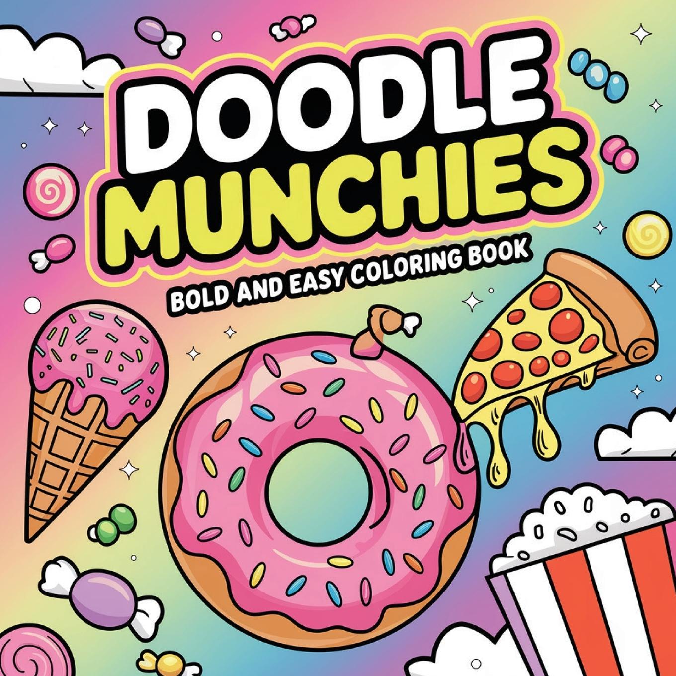 Book Doodle Munchies Coloring Book for Adults Laura Bidden