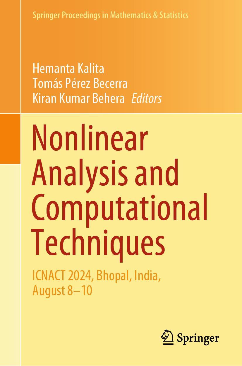 Kniha Nonlinear Analysis and Computational Techniques Hemanta Kalita