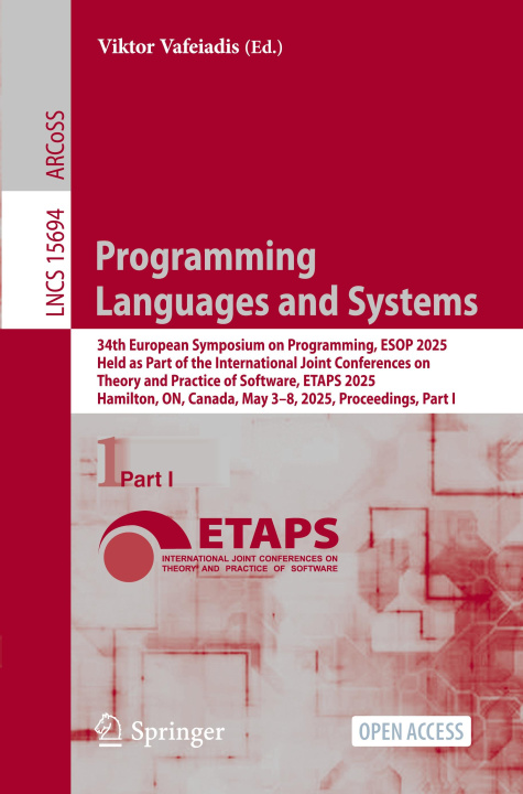 Knjiga Programming Languages and Systems Viktor Vafeiadis
