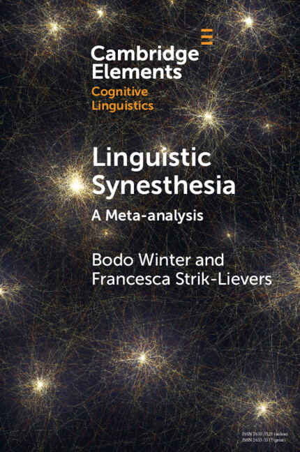 Book Linguistic Synesthesia Bodo (University of Birmingham) Winter