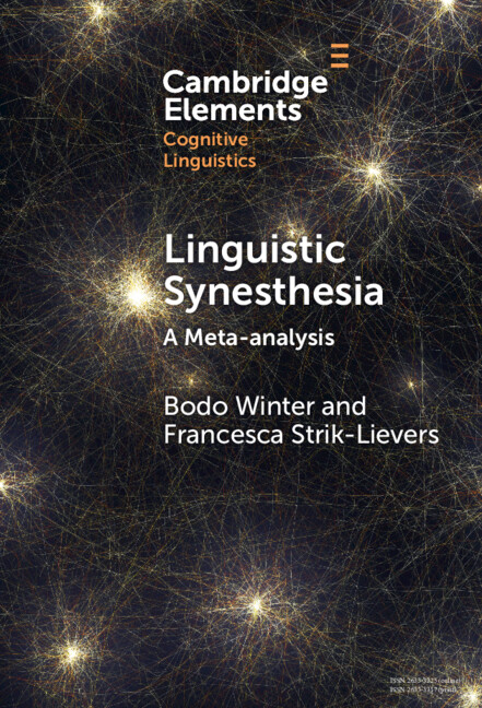 Книга Linguistic Synesthesia Bodo (University of Birmingham) Winter