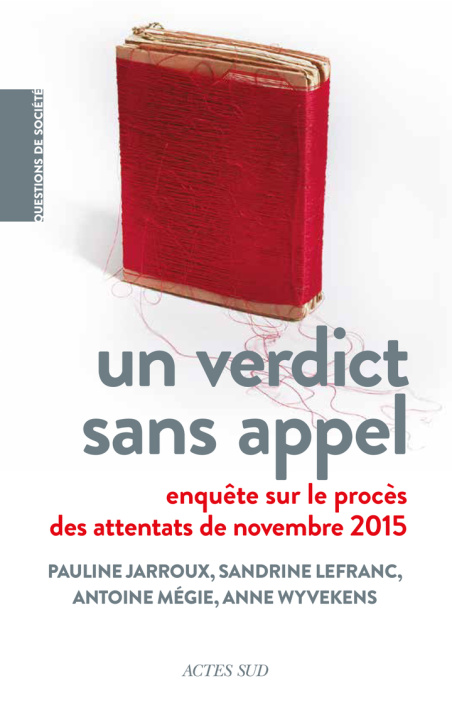 Book Au tribunal du terrorisme Wyvekens