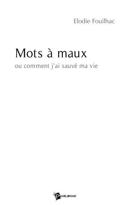 Knjiga Mots à maux Élodie FOUILHAC