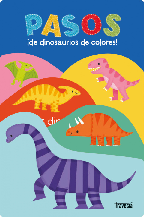 Knjiga Pasos de dinosaurios de colores ROGER PRIDDY