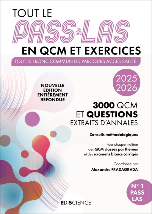 Kniha Tout le PASS & LAS en QCM et exercices 2025-2026 Alexandre Fradagrada