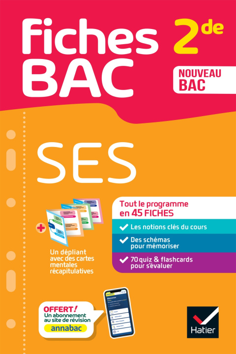 Book Fiches bac - SES 2de Sylvain Leder