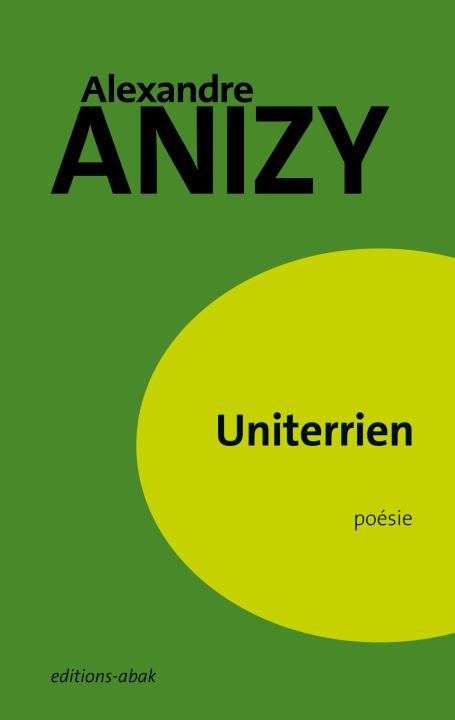 Knjiga UNITERRIEN ANIZY ALEXANDRE