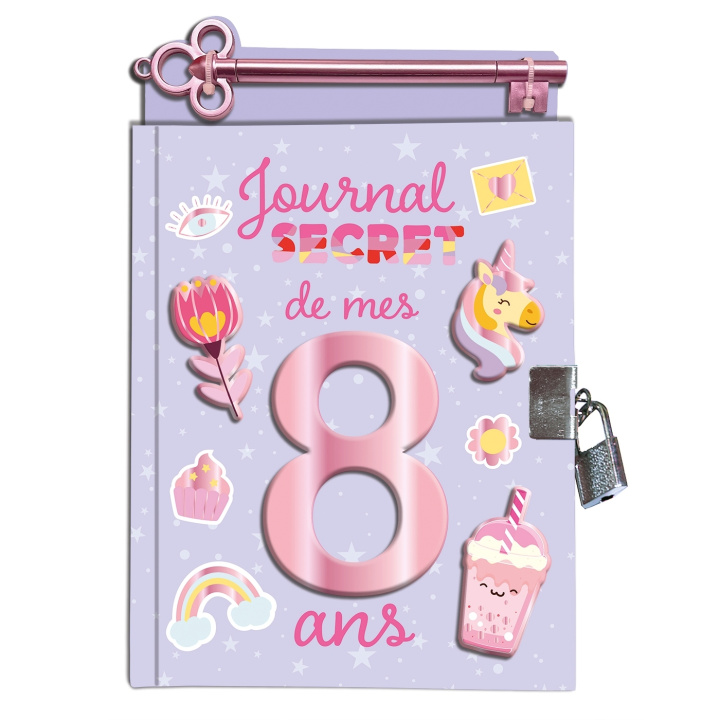 Stationery items Journal secret de mes 8 ans Playbac Éditions